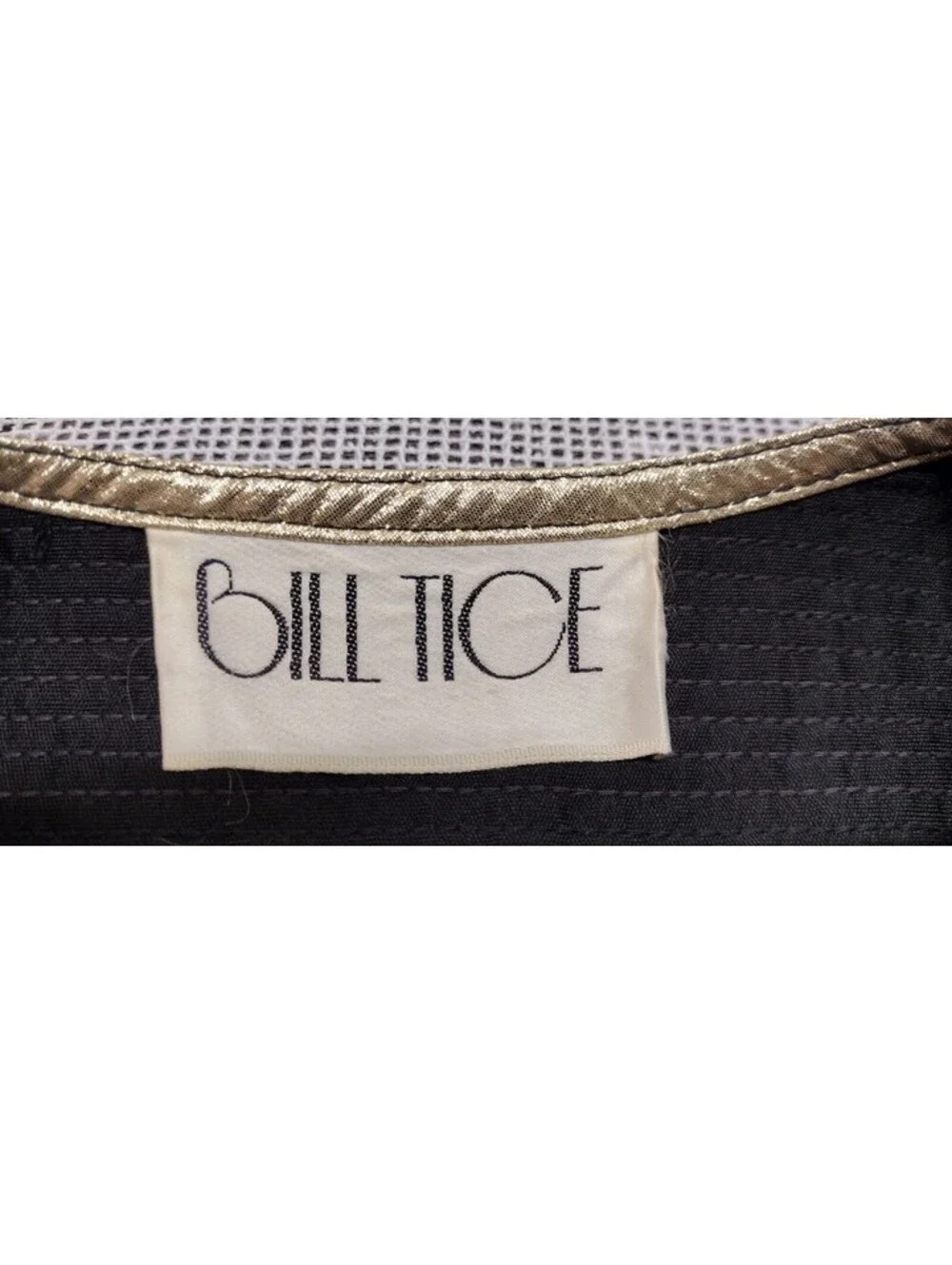 Bill Tice Black Disco Mini Dress Long Sleeve Studio 54 Chic AVANTE-GARDE 70s M/L
